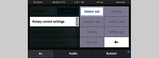 [bild] Hilo Firmware 8: Master Output Selection